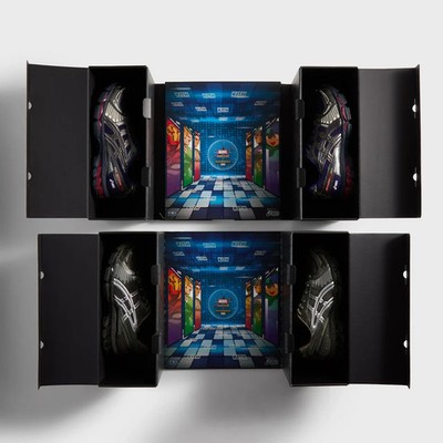Size 9.5 - Kith Marvel vs. Capcom Gel-Kayano 12.1 Captain America vs. Guile Seal