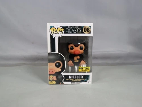 Funko Pop! Vinyl: Fantastic Beasts Niffler (Flocked) Hot Topic #8 Harry Potter