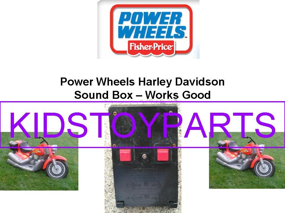 Harley Davidson Motorcycle ***good Working Soundbox