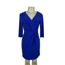 Adrianna Papell Women's Blue Dress Sz 8P EUR 40 