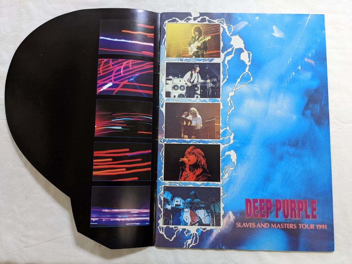 ディープパープル / SLAVES AND MASTERS TOUR 1991 Deep Purple Slaves And Masters Tour 1991 Concert Program | eBay