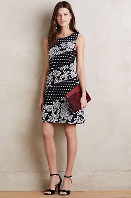 NWT Anthropologie Effemy Jacquard Shift by Maeve Size M
