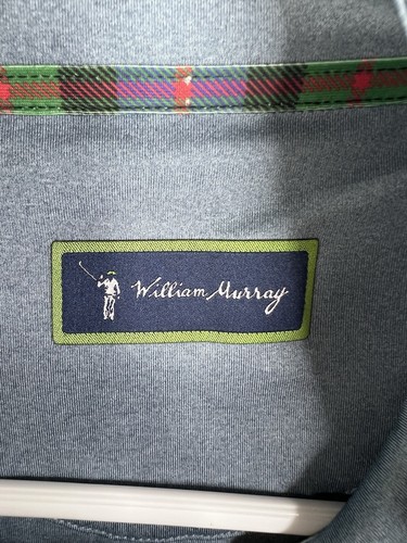 William Murray Chip Shot 1/4 Zip Pullover Stretch Heather Blue Men's XXL - Picture 4 of 13