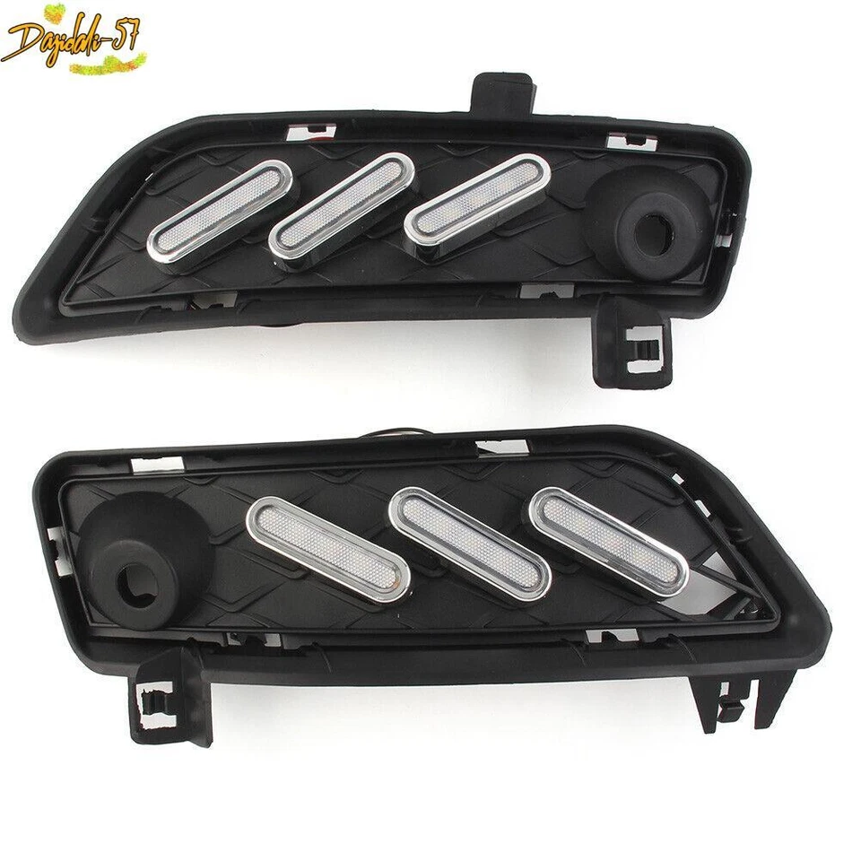 2 peças luz de circulação diurna LED dinâmica lâmpada de seta para BMW X3 F25 2009-2013 - Imagem 4 de 4