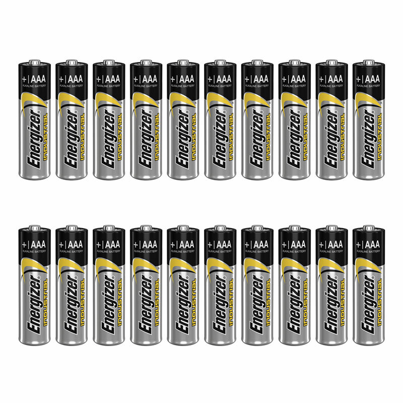 20 Energizer AAA Industrial 1.5V LR03 Batteries Long-Lasting Power-image