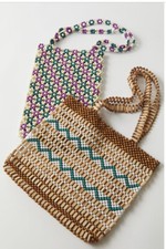 Nwt Kai Wood-beaded Tote Bag