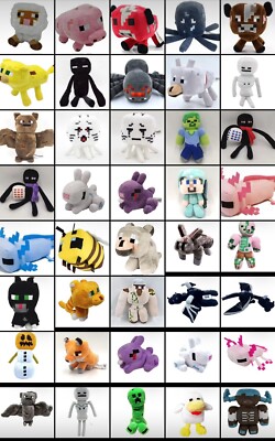 Minecraft Stuffed Soft Plush Toys Animal Doll Plush Toys - YOU PICK TYPE!!!
