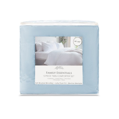 Juego de edredón cama en bolsa Family Essentials (opciones de tamaño y color - Imagen 33 de 151