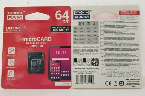 Sandisk Memoria Extreme 64 Gb MicroSDXC UHS-I Classe 10 SDSQXAH-064G