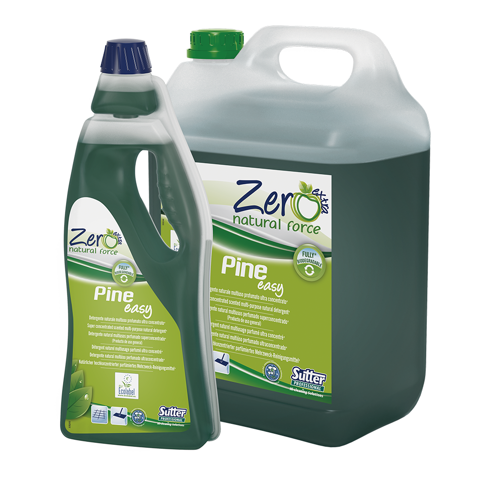 PINE EASY Detergente naturale multiuso profumato super concentrato ZERO 5 Kg.