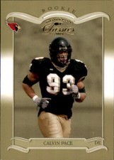2003 Donruss Classics Rookie #211 Calvin Pace /900 Arizona Cardinals Numbered RC