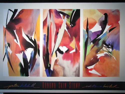 Peter Kitchell, Abstract 58"×38", Banana Skin Stomp", (out of print) - Picture 2 of 4