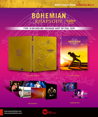 ボヘミアン・ラプソディ フルスリップ WeET Collection Bohemian Rhapsody - 4K UHD + BLU-RAY Steelbook Limited Edition