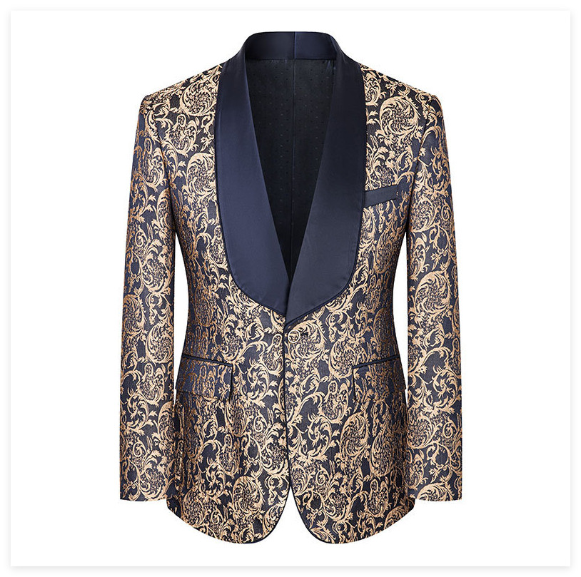Set completo uomo slim fit Paisley 3 pezzi foto 2