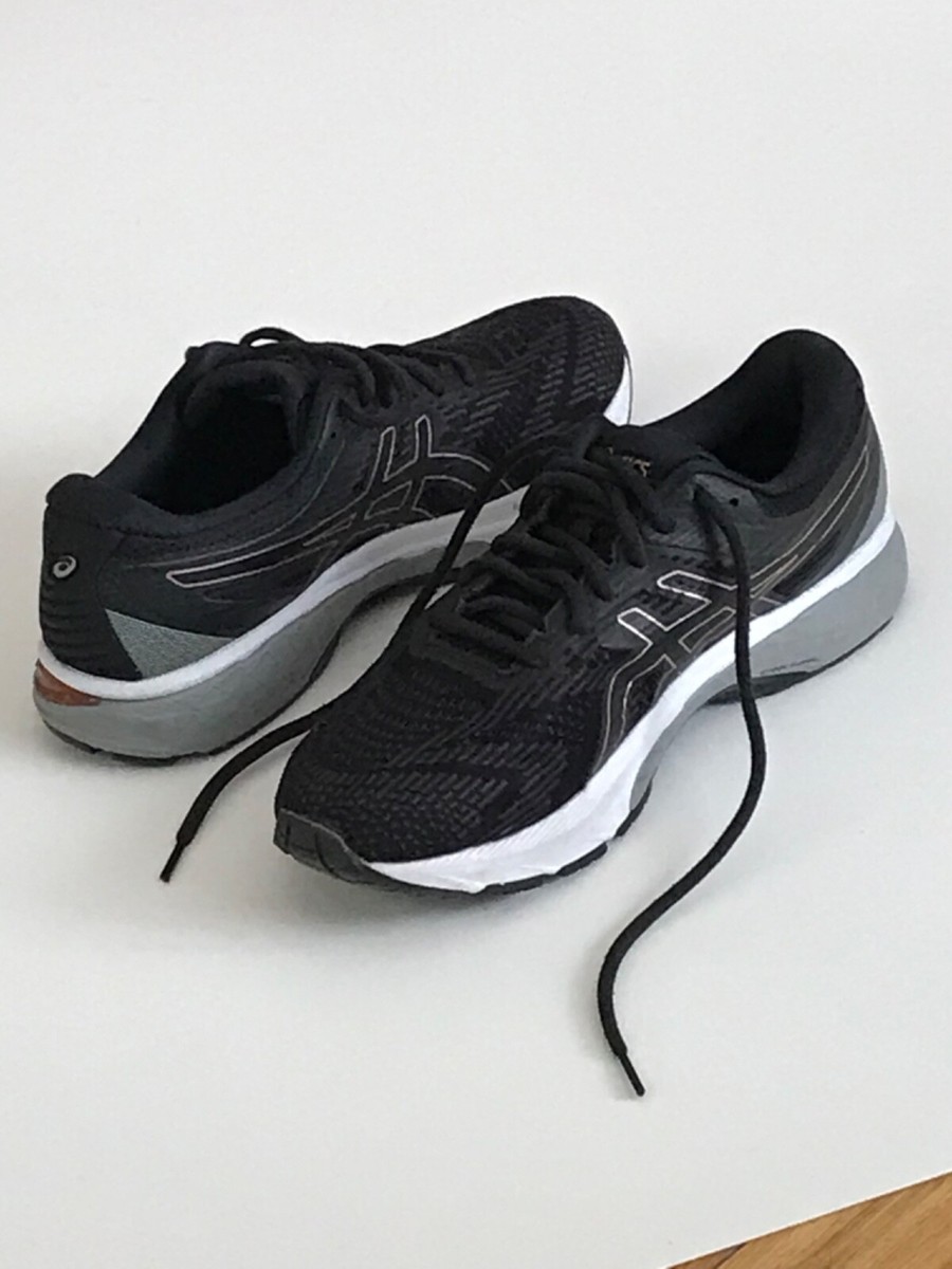 ASICS Womens GT-2000 Black/Rose Gold Gel Running Shoe, 9-1/2 Wide