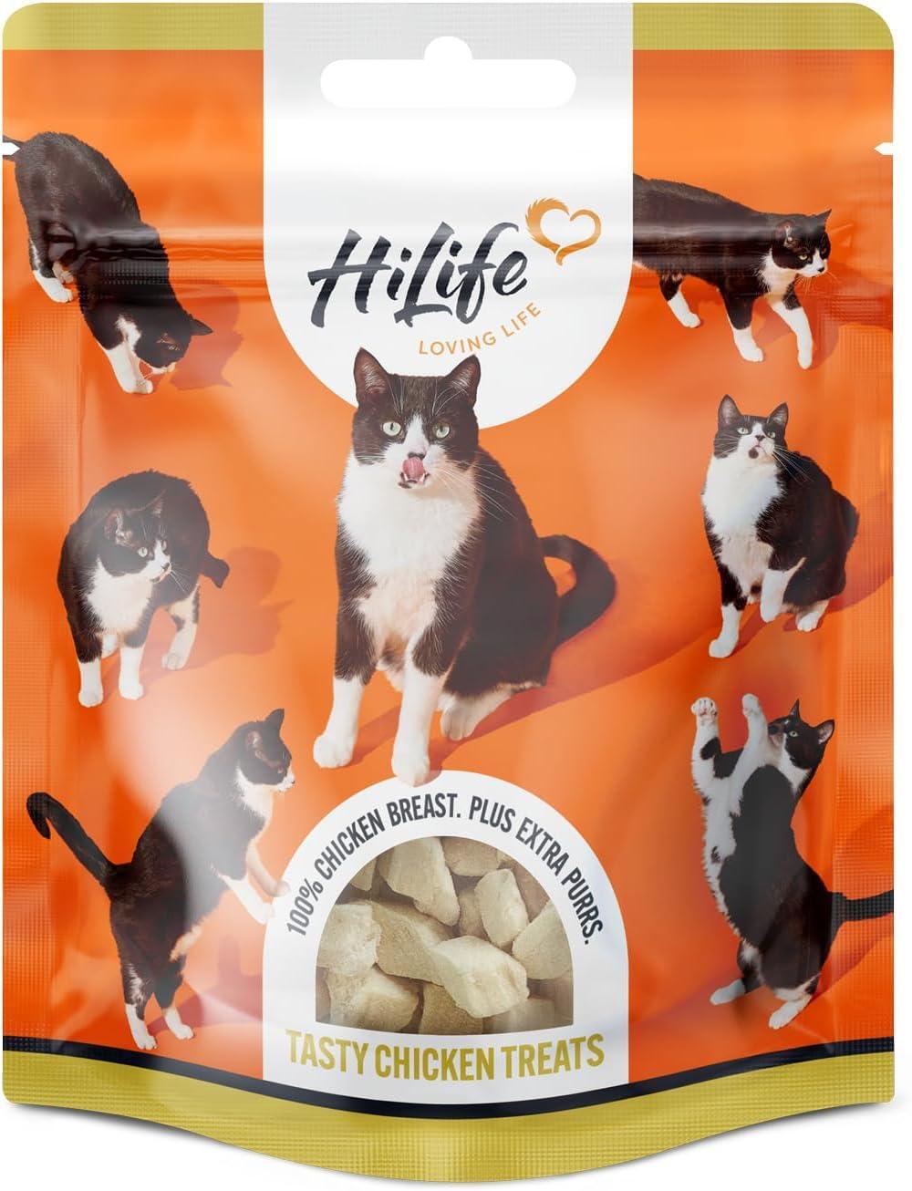 HiLife - Cat Treats - Freeze Dried & Grain Free - Chicken Breast - 12x10g