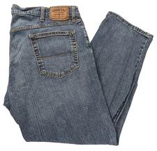 Levi Strauss Signature Jeans Mens 40x30 Blue Denim Relaxed Straight Leg