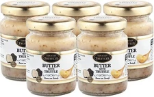 Truffle butter with white truffle Tuber Borchii for risotto pasta popcorn 5 x80g