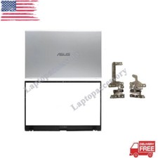 New for ASUS VivoBook 15 X512 X512D X512F X512U Back Cover Bezel Hinges Silver