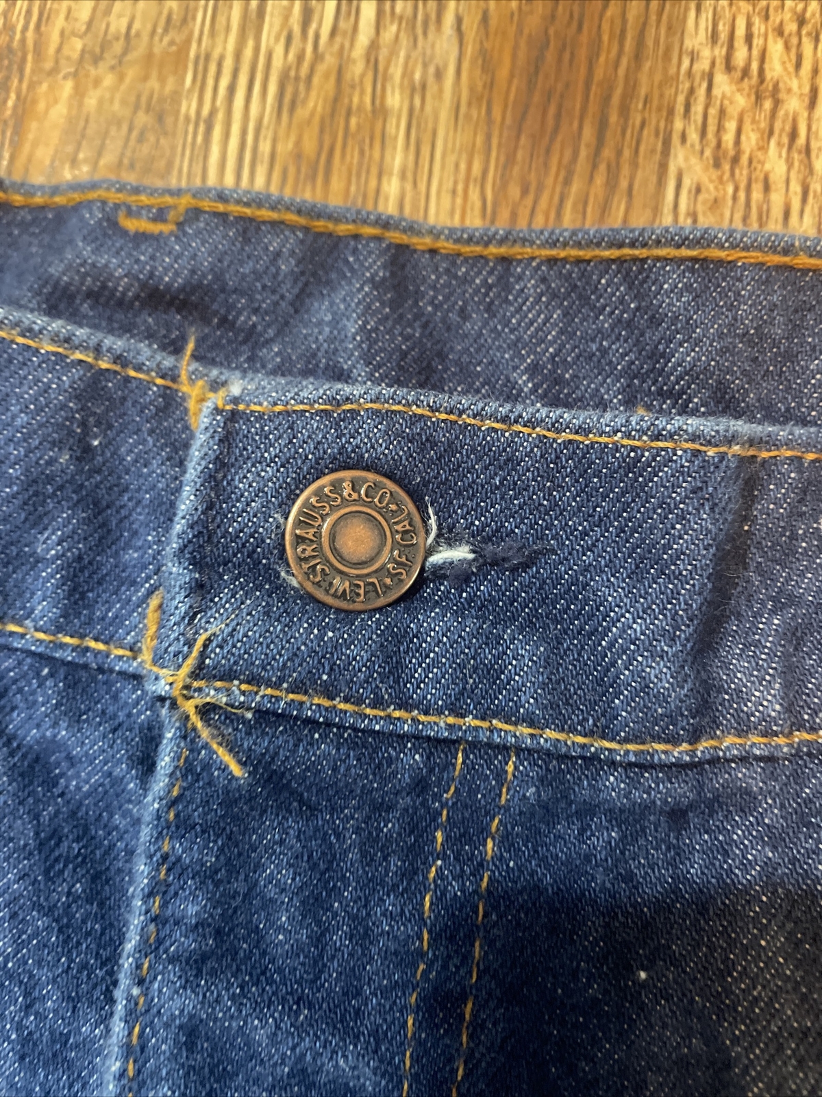 Vintage Levis 517 (20517-0217) Orange Tab Jeans Made In USA 38x31 (fits 37x31)