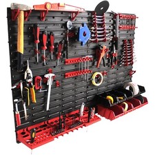 Pannello portautensili porta attrezzi organizza officina minuteria 118x78CM