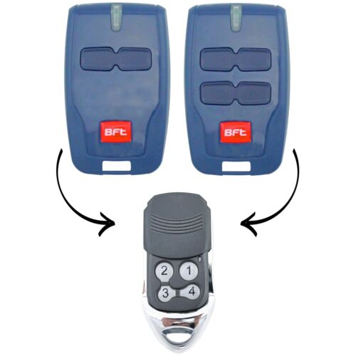 To Suit BFT Mitto Compatible Garage/Gate Remote Type B RCB TX2/TX4/0678 4 Button - Photo 1/7