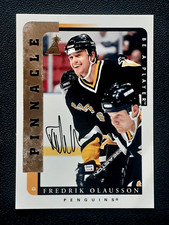 FREDRIK OLAUSSON 1996-97 BE A PLAYER AUTOGRAPHS 96-97 NO 134          51821