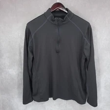 Spyder Pullover Mens Large 1/4 Zip Base Layer Pullover Sweater Jacket