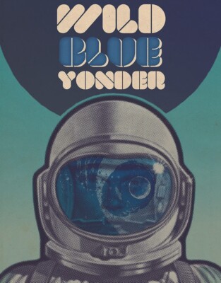 Wild Blue Yonder Space Travel Tin Metal Sign Man Cave Garage Decor 12.5 X 16