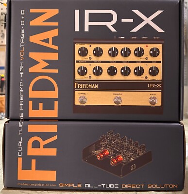 Friedman IR-X 2-Channel Dual Tube Preamp DI Effects Pedal