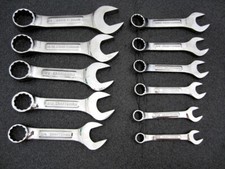 Craftsman Professional 11pc Sae Stubby Combination Wrench Set Made In Usa
