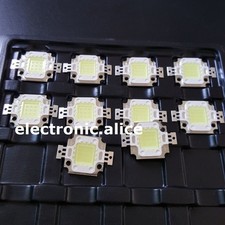 Chip LED 10 vatios blanco cálido/blanco frío 3500K 4500 6000K 10000 25000k 900mA 9-12V