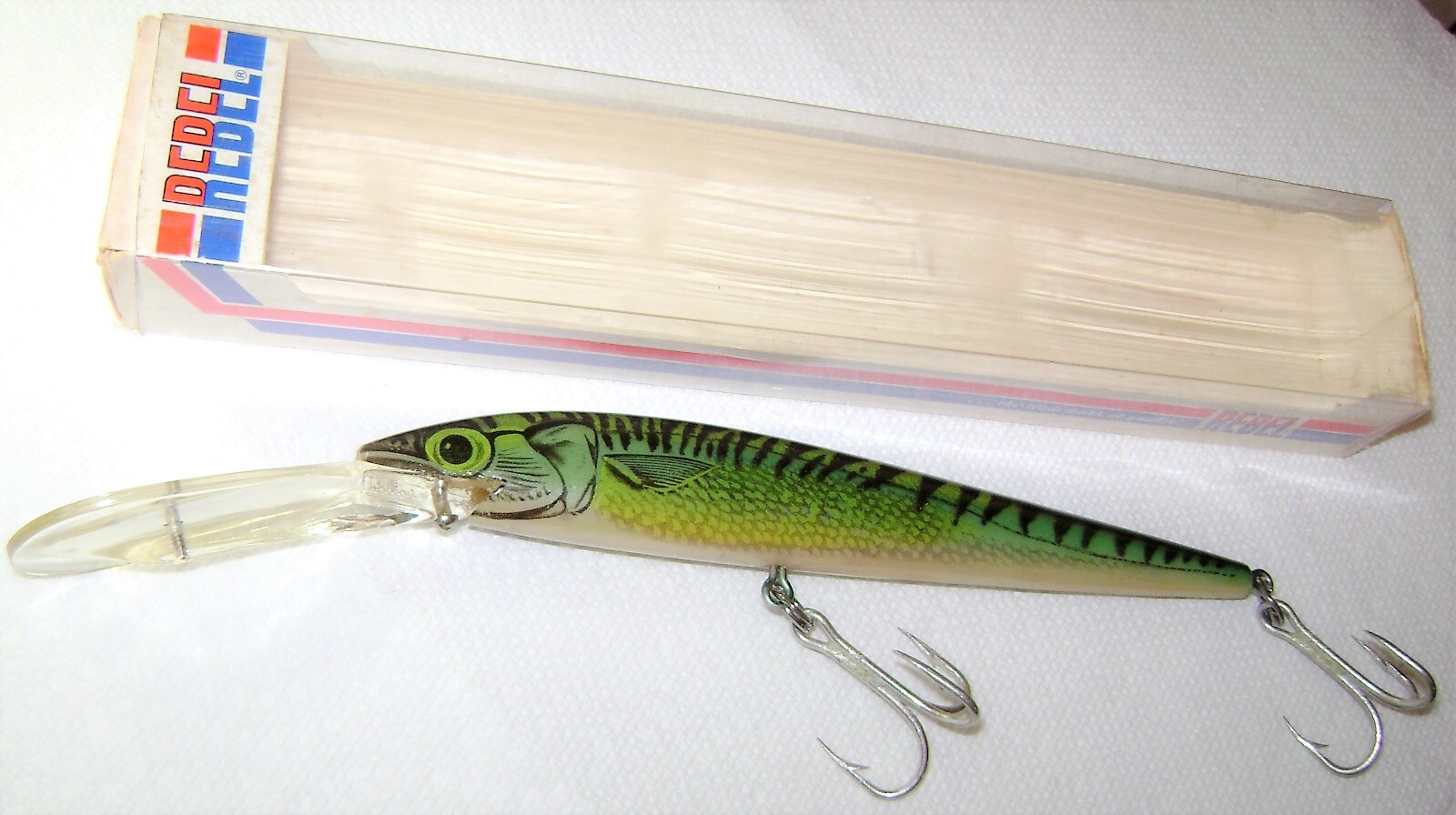 REBEL SPOONBILL MINNOW LURE NATURALIZED SPANISH MACKEREL 7" LONG BODY