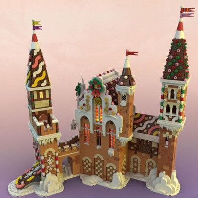 ZITIANYOUBUILD Modular Magic Castle Winter Residence Building 3971 Pieces
