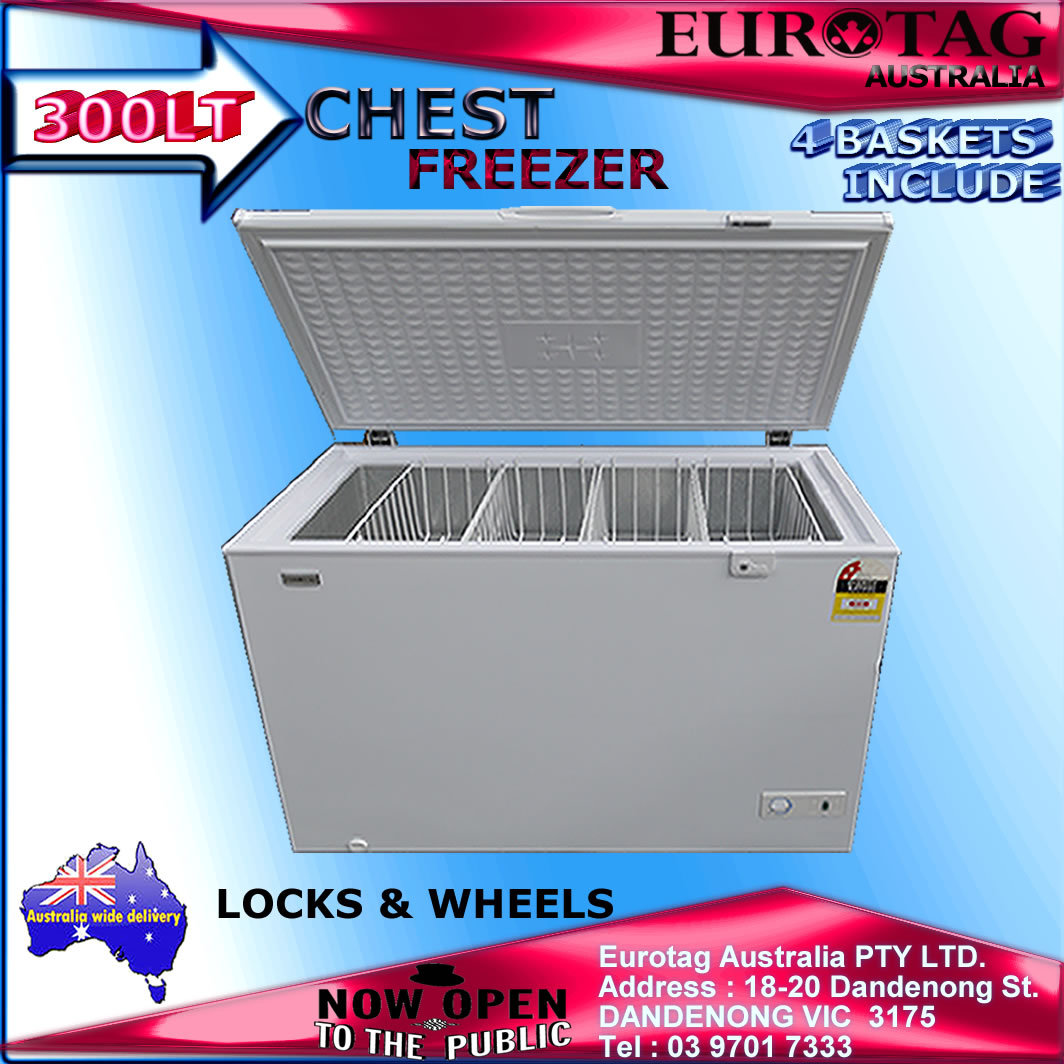 EUROTAG 300LT CHEST FREEZER WITH LOCKS !!!! BRAND NEW!!!! LIMITED TIME