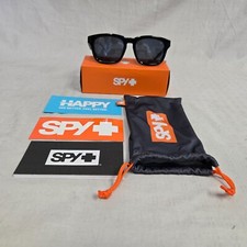 Spy Optics Sunglasses Saxony Black / Happy Green Black Mirror CLOSEOUT