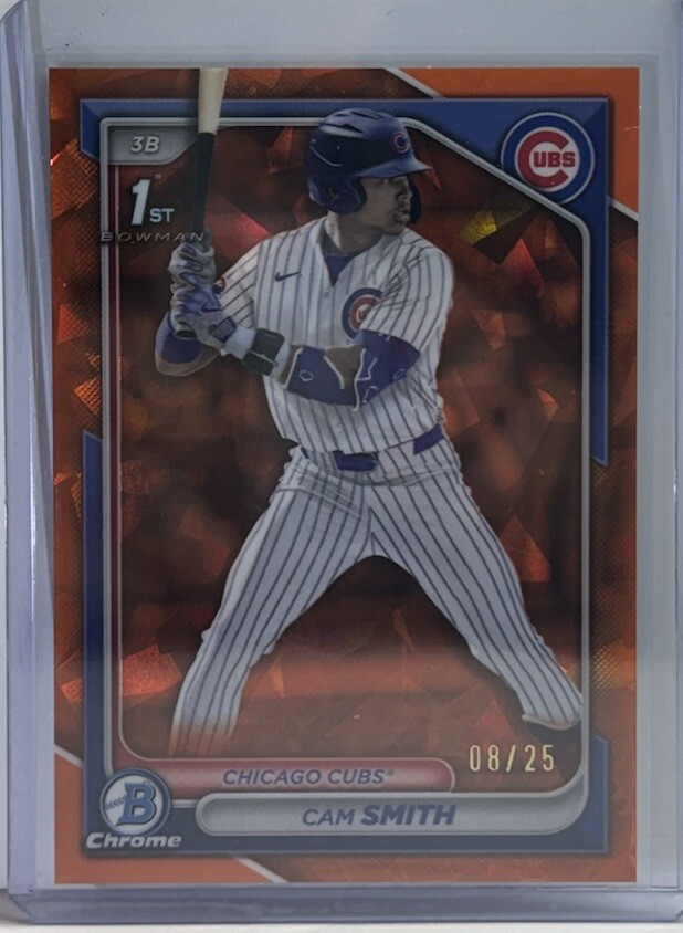 2024 Bowman Draft Sapphire - Cam Smith 1st  Orange /25 Cubs