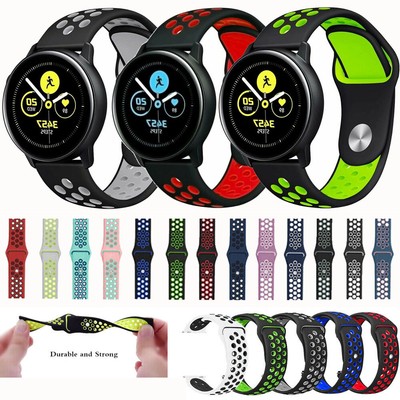 Silikon Armband Sport für Samsung Galaxy Watch 6 4 42 46 47mm Active2 Gear 5 Pro