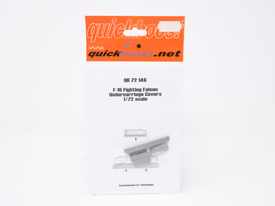 1/72 QuickBoost F-16 Fighting Falcon Undercarriage Covers 72146 for Hasegawa Kit