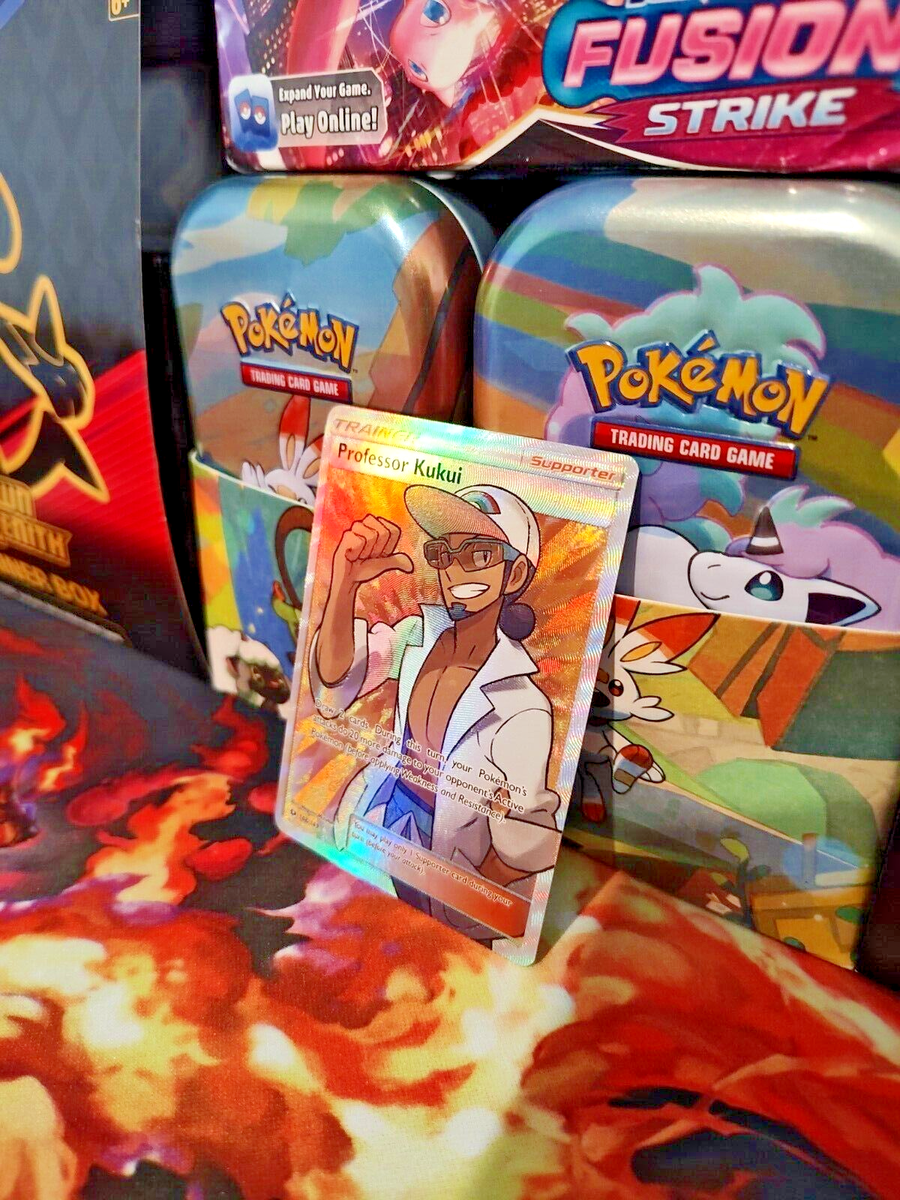 Professor Kukui 148/149 FULL ART ULTRA RARE Pokemon Card - Sun & Moon -  NM/M+