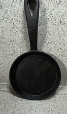 Vintage Miniature Cast Iron Skillet Farmhouse Kitchen Decor Unbranded