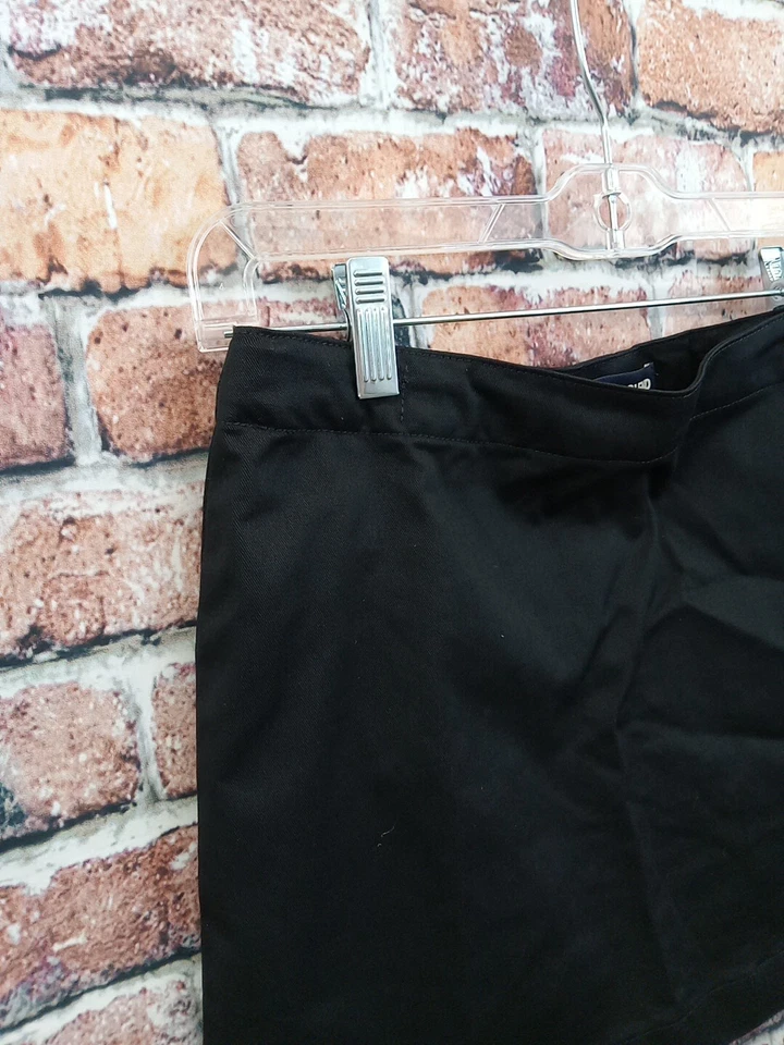 Skort uniforme preto Lands End feminino tamanho 7+ - Imagem 3 de 4