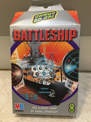 Schlachtschiffe Reisespiel MB SPIELE Games To Go Naval Strategy 7+ NEU 2003 