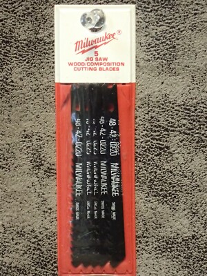 (10-pk) 48-42-0220 Milwaukee 3-1/8'' 8T  Jig Saw Blades Hi Carbon Steel (BN121)
