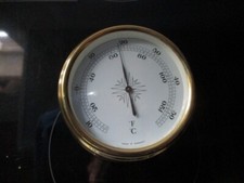 Sch&ouml;nes &auml;lteres Schiffsthermometer  Germany 12,6 cm Messing