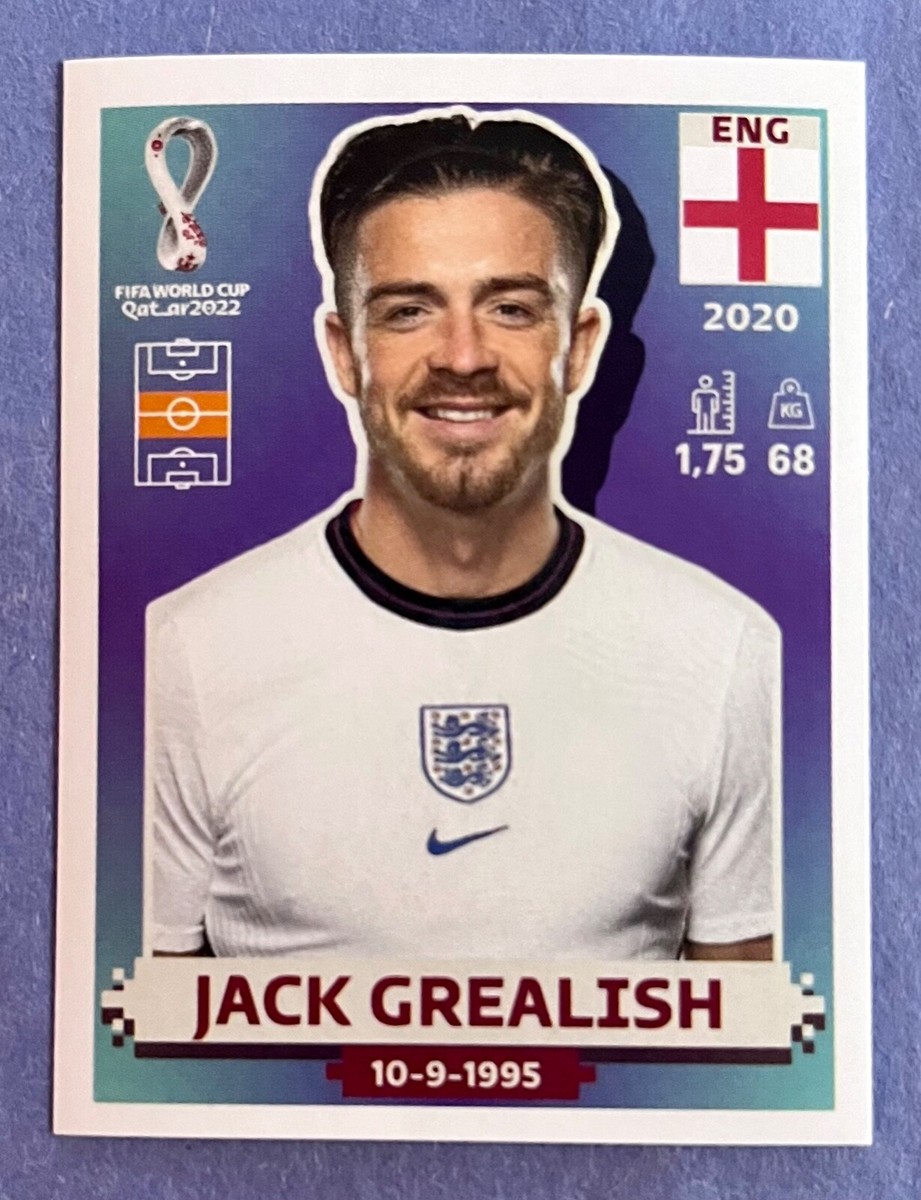 Jack Grealish 2022 Panini FIFA WORLD CUP QATAR Sticker #ENG12