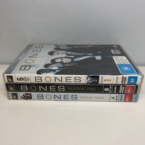 3x Bones DVD Bundle Lot Police procedural, Comedy, drama Complete 1,2,3 Season - Picture 2 of 8