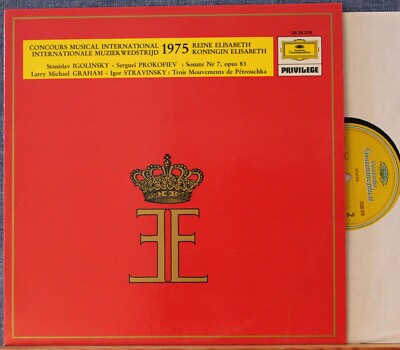 Igolinsky; Graham. Queen Elisabeth Competition 1975. DGG 2538 378. NM