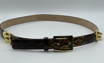 WCM Snake Italian Leather Wide Belt L45.5\