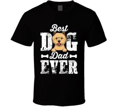 Cairn Terrier Best Dog Dad Father's Day T Shirt